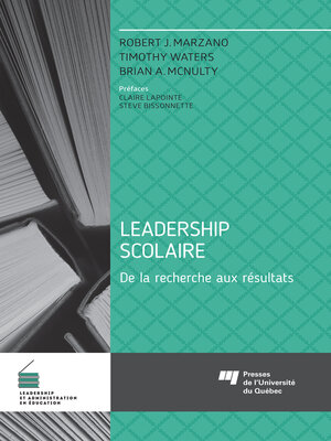 cover image of Leadership scolaire